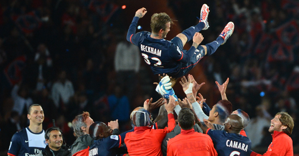 引退を宣言したデイビット・ベッカムの男泣き (2013/6/6付Exclusive